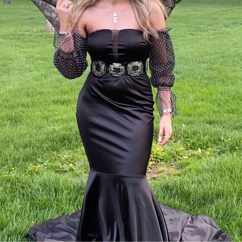 satin western dress